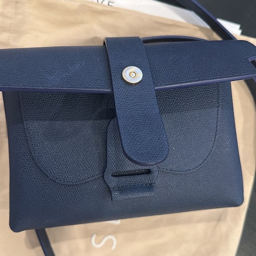 Senreve Navy Blue Crossbody Belt Bag - Picture 8 of 16